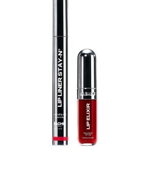 SACHIO Lip Liner & Lip Elixir Set - Red
